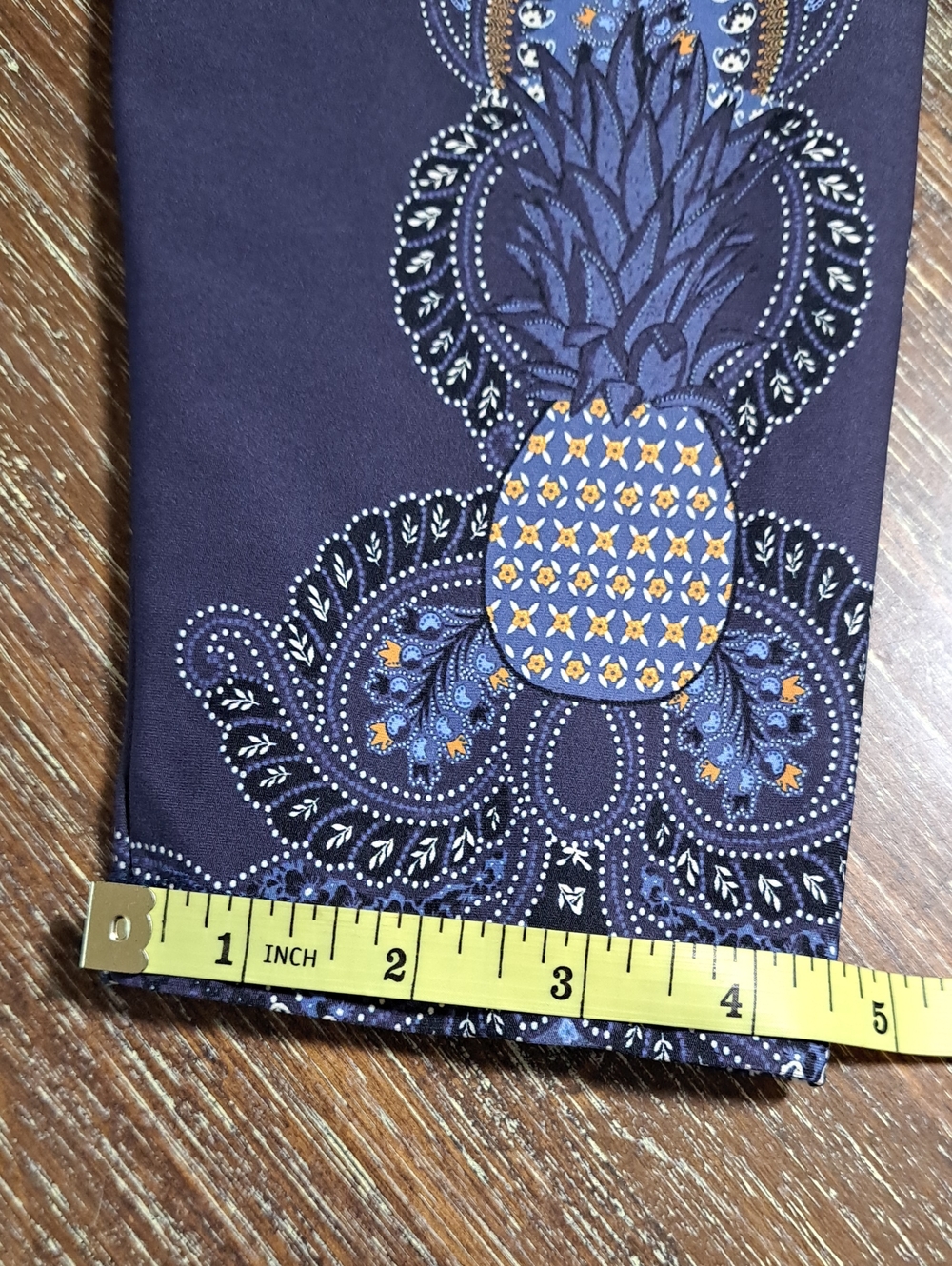 Farm Rio Women’s Legging Blue Abacaxila Pineapple Medium Mandala Geometric Motif - Picture 14 of 14